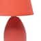 Creekwood Home Nauru 9.5" Petite Oblong Table Lamp